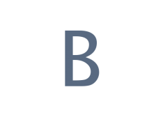 B